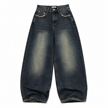 Oversized Vintage Wash Baggy Jeans