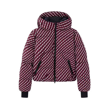 Hooded Printed Puffer Jacket