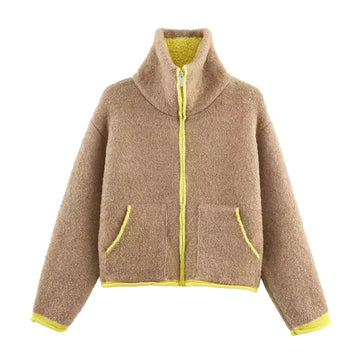 Cozy Sherpa Zip-Up Jacket