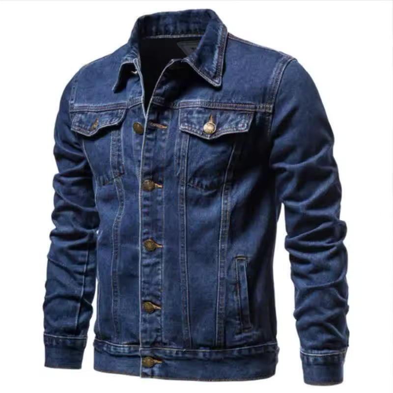 Men’s Slim Fit Button Denim Jacket